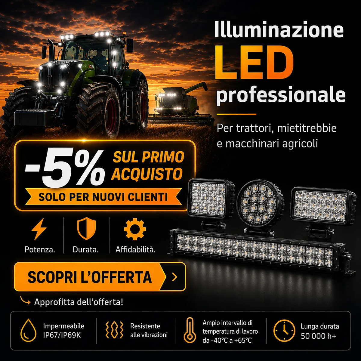 Illuminazione LED professionale